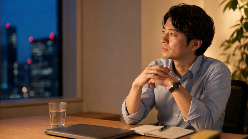 仕事がしんどい時に自分を守るための選択肢を考える会社員