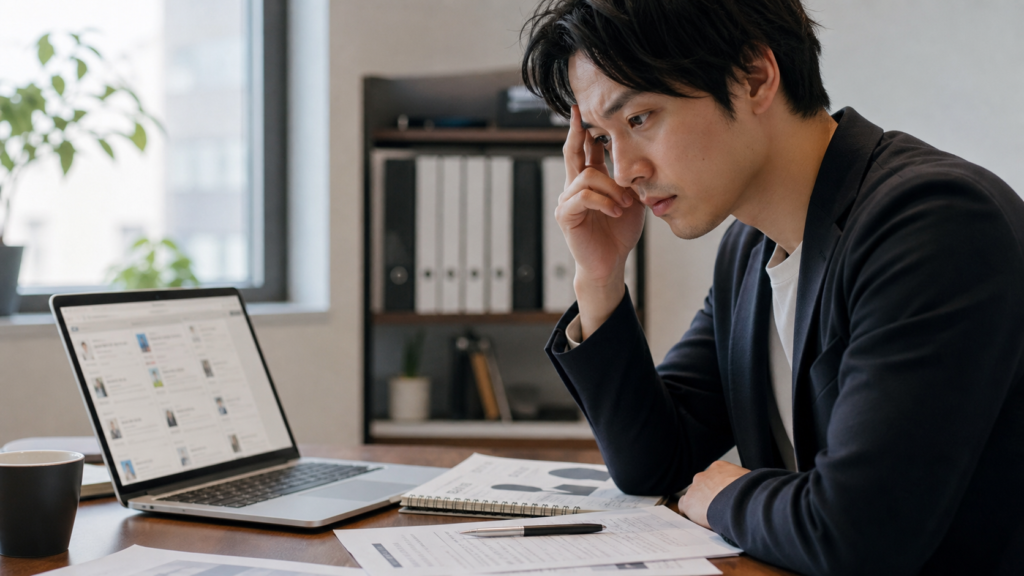 求人票と職場の違和感からやばい会社の特徴を確認する会社員