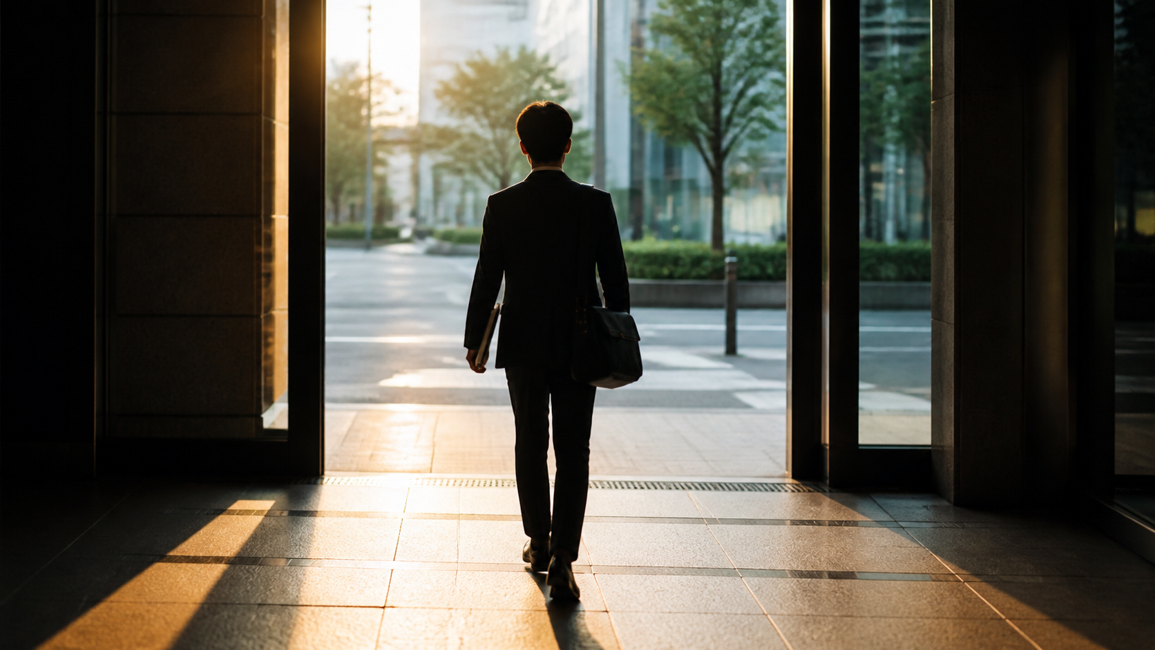 ブラック企業を離れて次の生活へ進む会社員