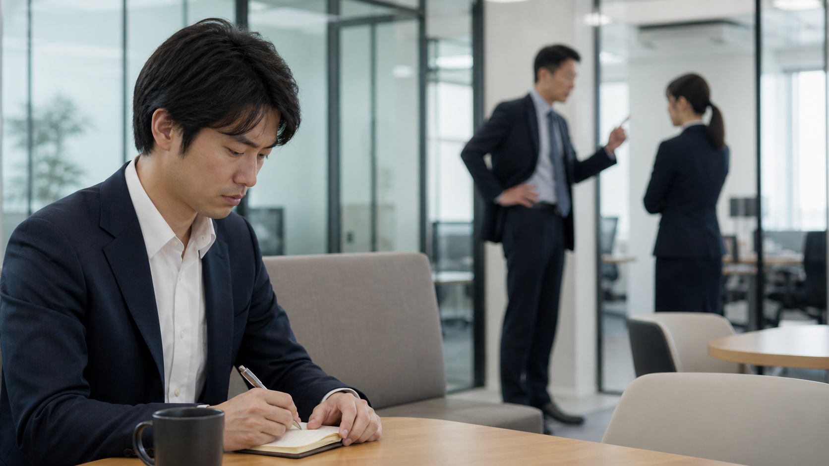 パワハラ退職が会社都合になる条件を確認する会社員