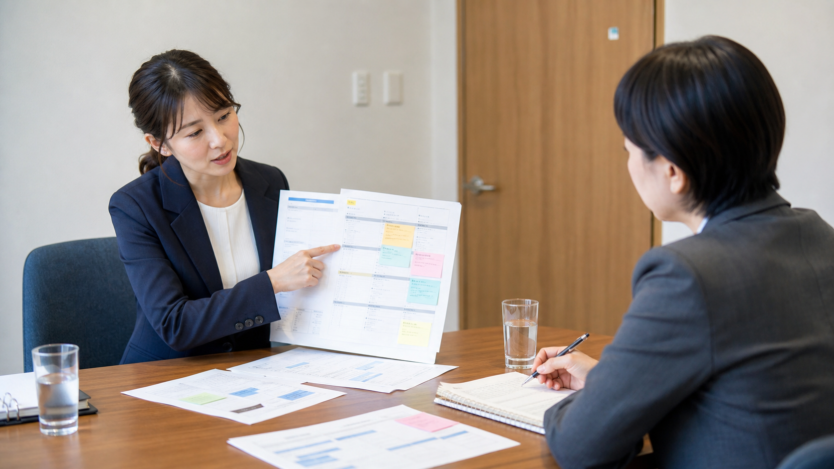 言うことがコロコロ変わる上司の相談を時系列メモで人事に伝える会社員