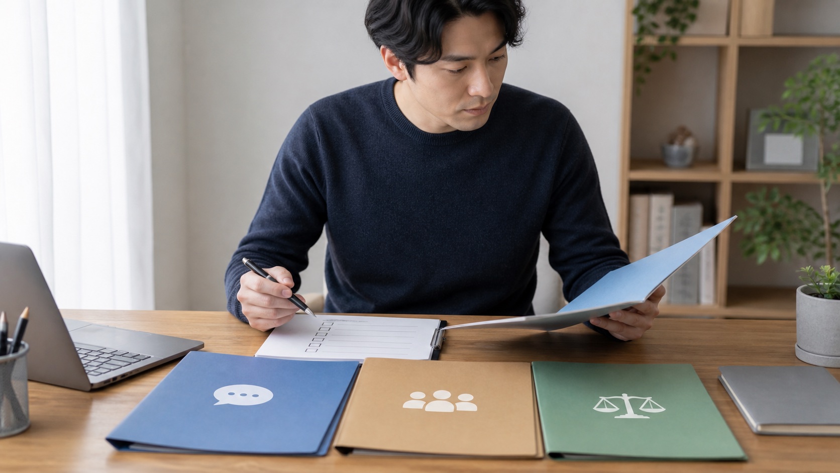 退職代行の民間業者と労働組合と弁護士を比較する会社員