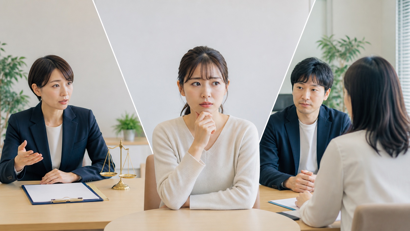 退職代行の弁護士型と労働組合型のどちらへ相談するか迷う会社員