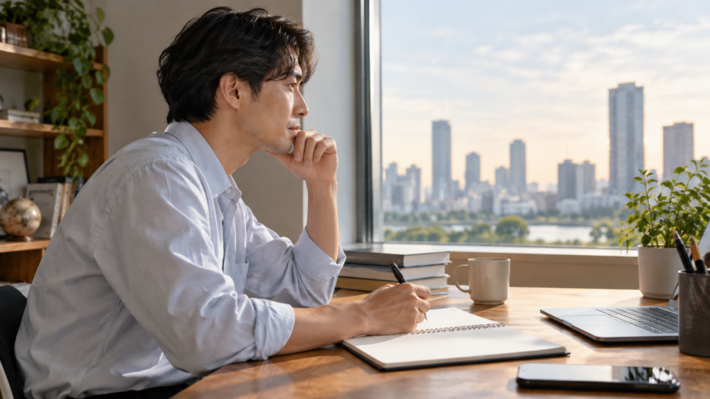 学習休暇後の働き方と雇用保険への影響を考える会社員