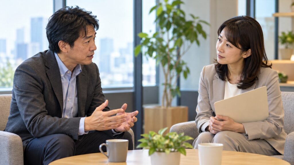 介護と仕事の両立について人事へ相談する人
